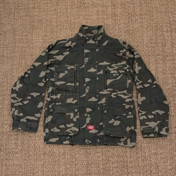 Dickies Other - Vintage Dickies Camo Jacket Full Zipper Lined